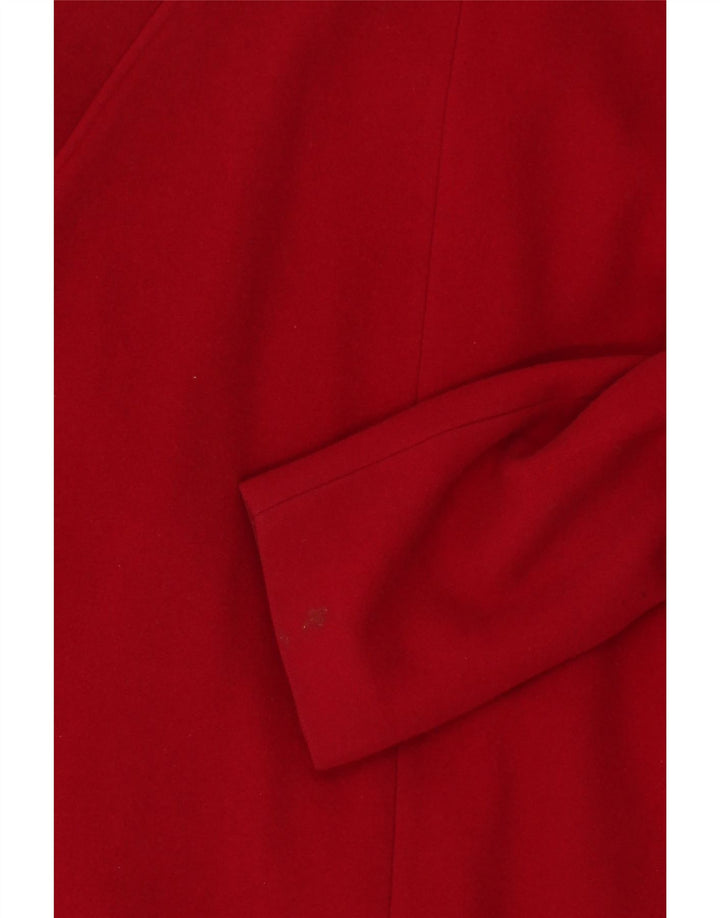 HOLMEWOOD Womens Overcoat UK 12 Medium Red Wool Vintage Holmewood and Second-Hand Holmewood from Messina Hembry 
