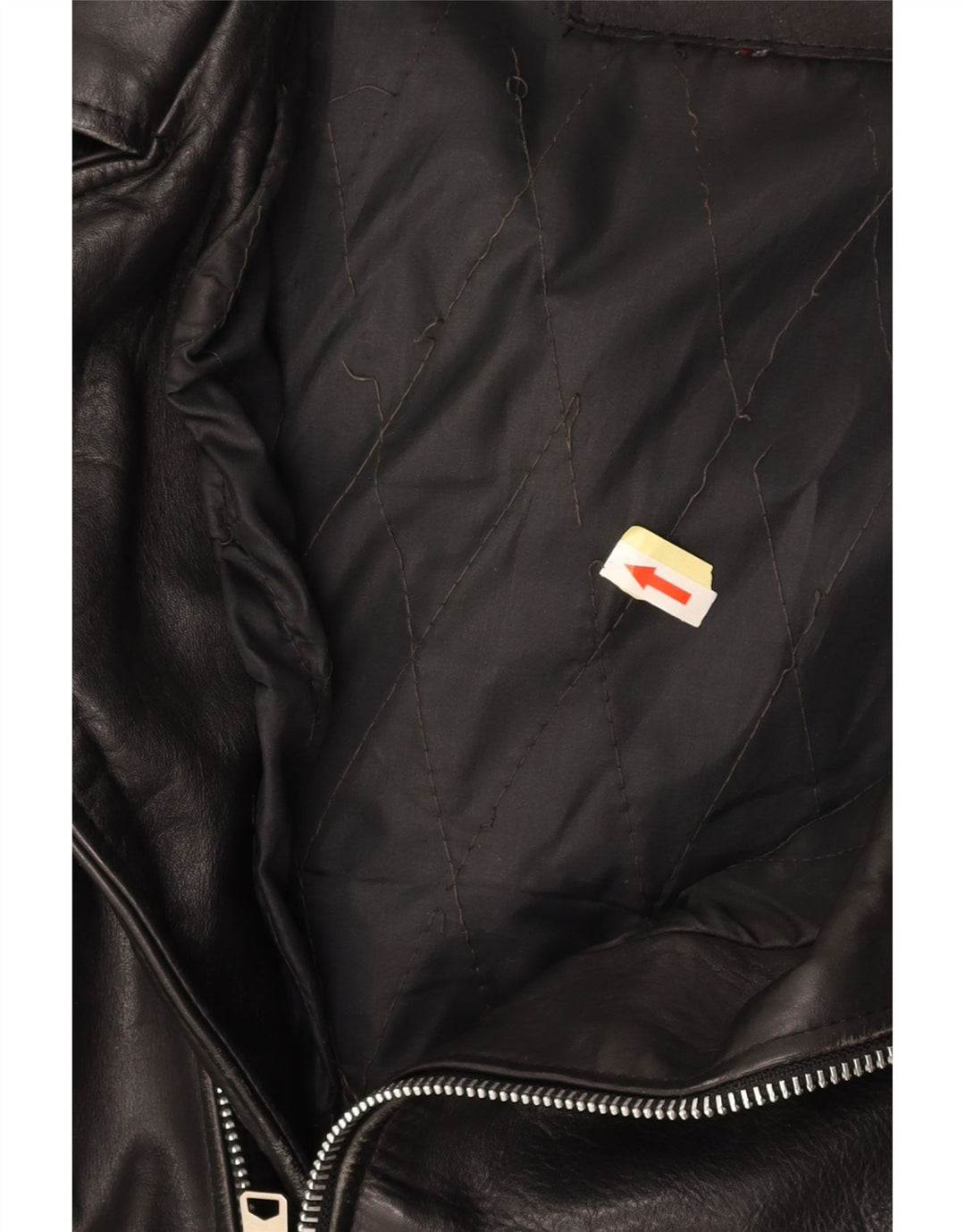 Jachetă motociclist din piele pentru bărbați VINTAGE UK 36 Small Black