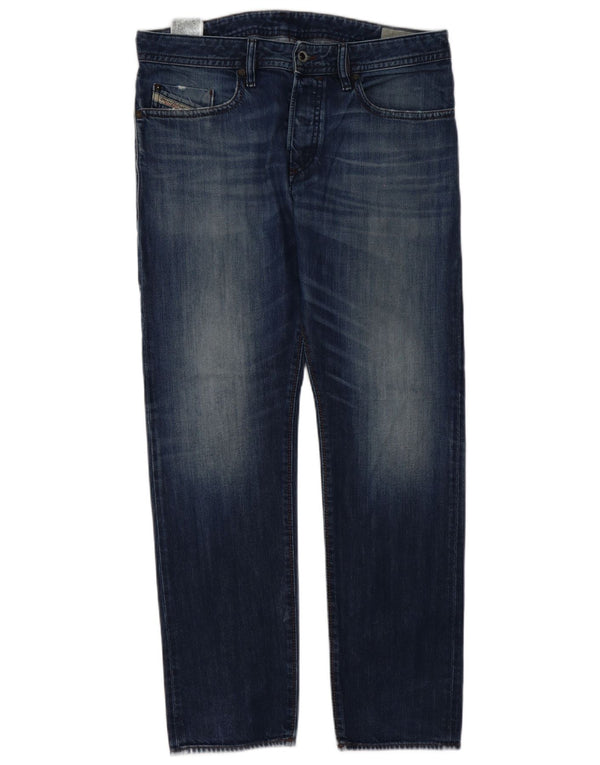 Blugi conici pentru bărbați Diesel Buster Regular Slim W32 L30 Bumbac bleumarin