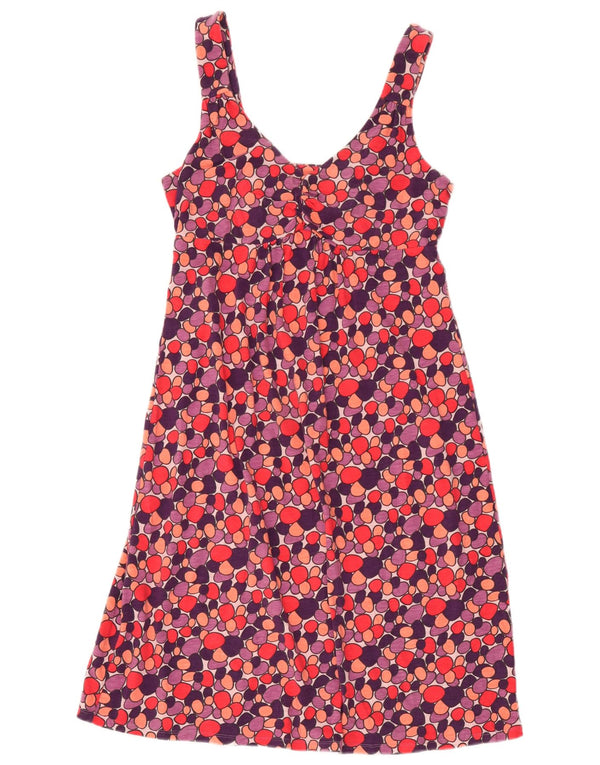 Rochie Boden pentru femei fără mâneci A-Line UK 12 Medium Multicolor Floral
