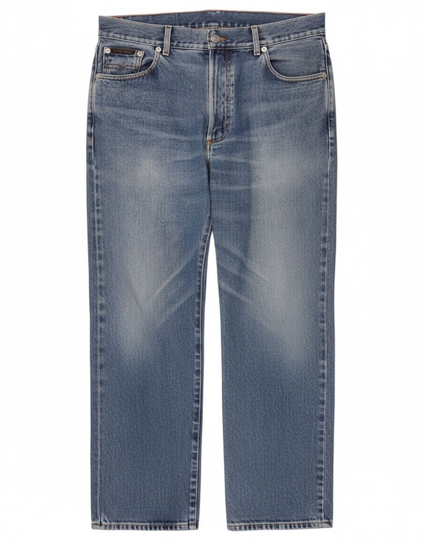 Gant Blugi Drepți Obișnuiți pentru bărbați L34 L27 Bumbac albastru