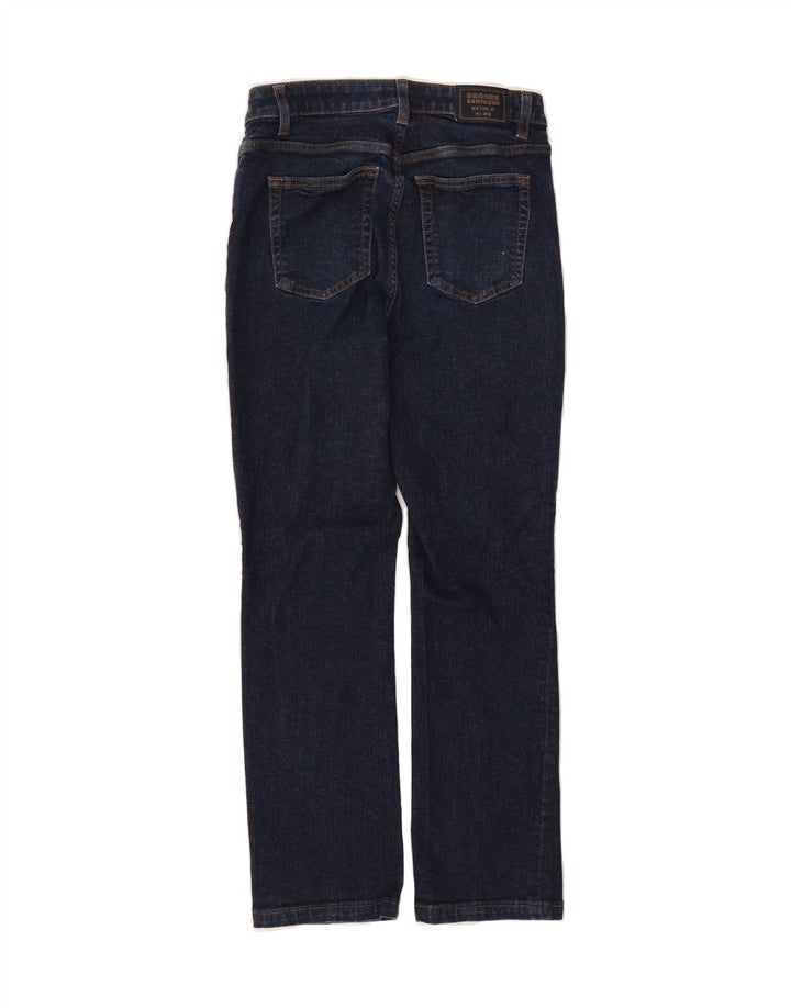 BROOKS BROTHERS Womens Straight Jeans US 6 Medium W28 L27 Navy Blue Vintage Brooks Brothers and Second-Hand Brooks Brothers from Messina Hembry 