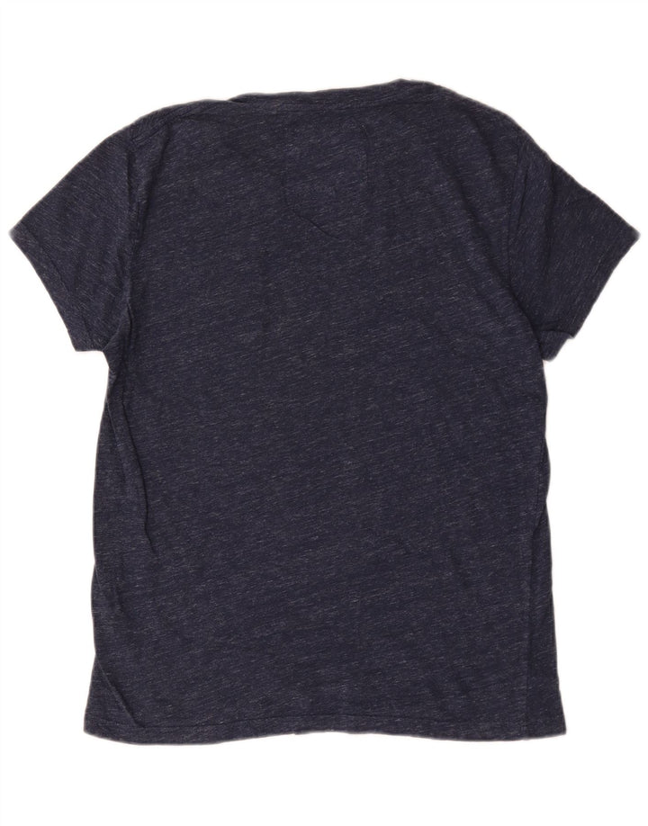 Tricou Jack Wills pentru bărbați Top mediu din bumbac cu pete albastru bleumarin