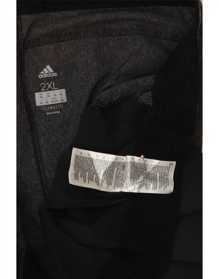 Pantaloni scurți adidas Climalite Sport 2XL, negru, poliester color bloc