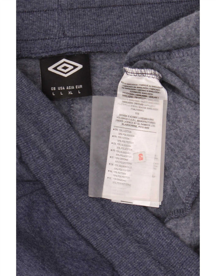 Pantaloni de trening Umbro pentru bărbați Joggeri mari, albastru, bumbac