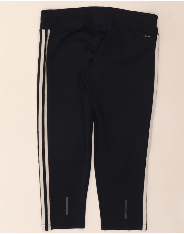 Leggings Adidas Climalite Capri pentru femei Marea Britanie 16/18 Poliester mari bleumarin