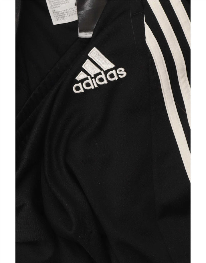 Pantaloni de trening Adidas pentru bărbați, poliester mediu negru