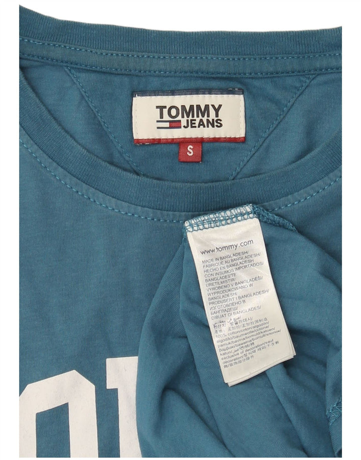 Tricou grafic Tommy Hilfiger pentru bărbați Top mic, albastru, bumbac