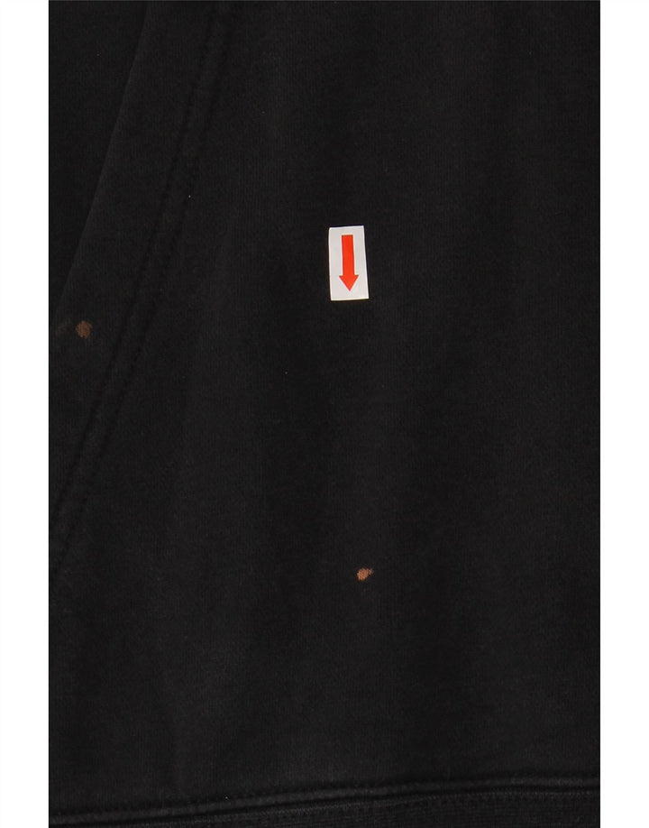 Pulover NIKE pentru bărbați, bumbac mare, negru