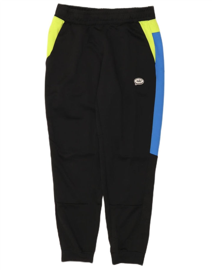Pantaloni de trening grafic pentru bărbați NIKE Pantaloni de jogging mari, negru, color block