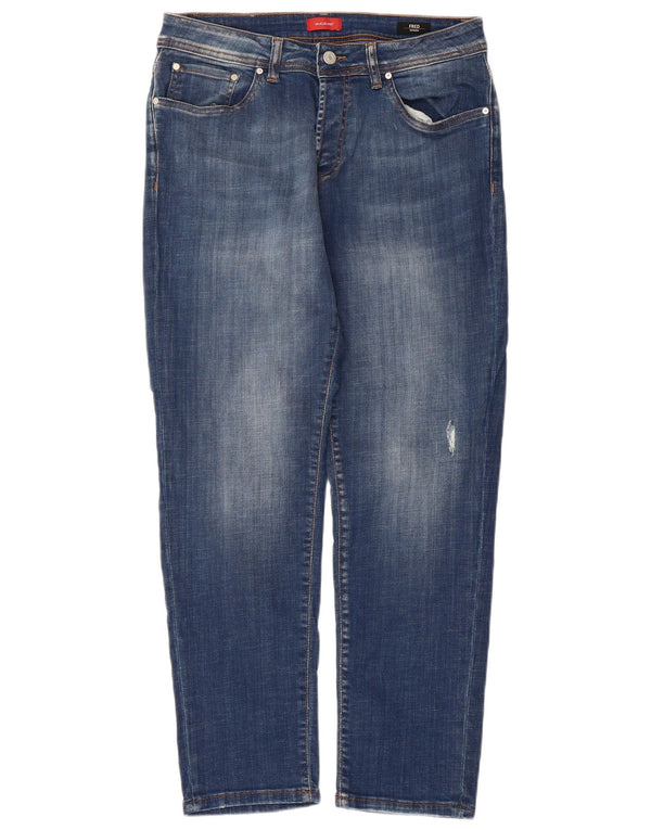 Blugi conici Fred pentru bărbați Liu Jo W32 L27 Bumbac albastru