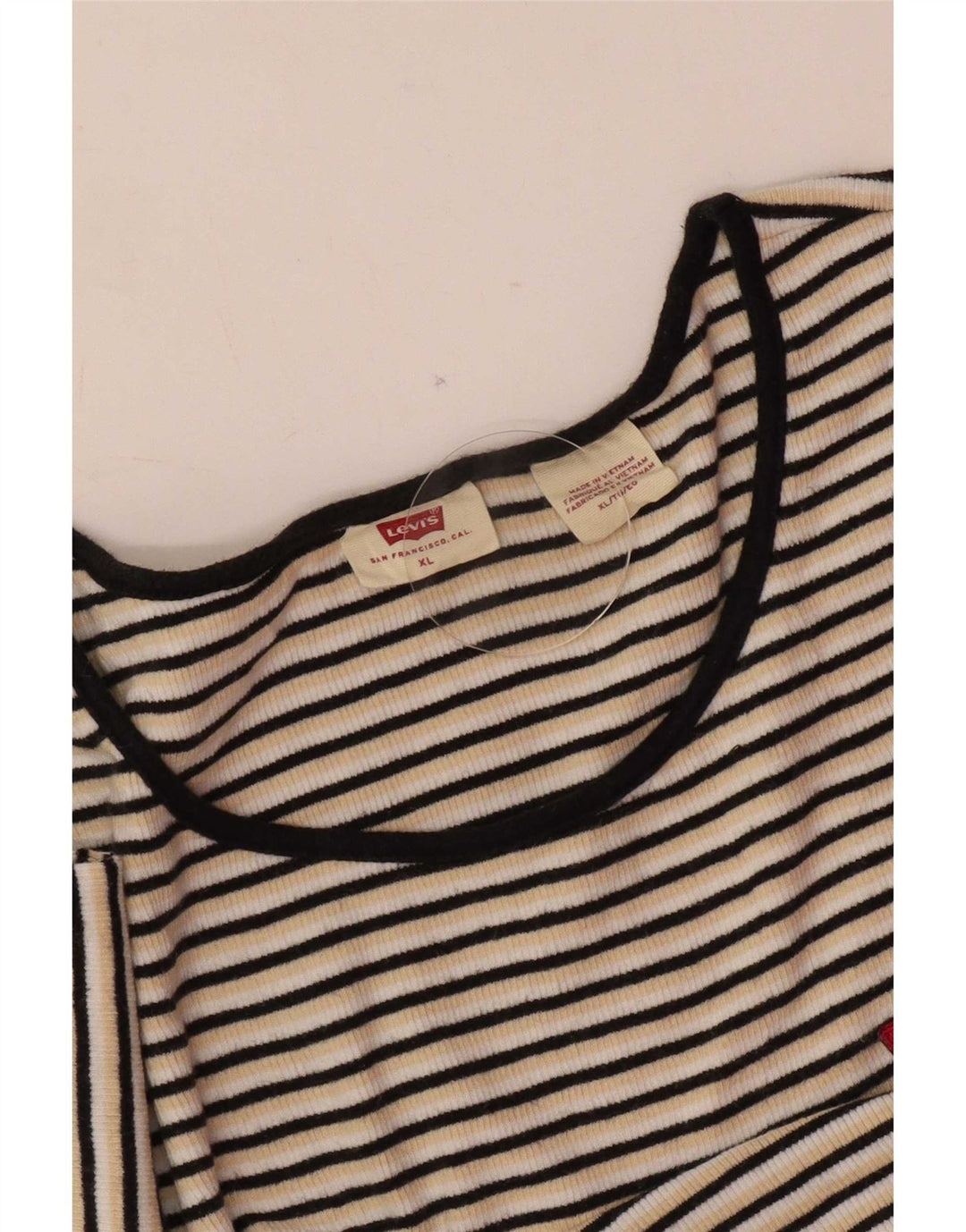 Top tricou Levi's pentru femei UK 18 XL, cu dungi multicolore