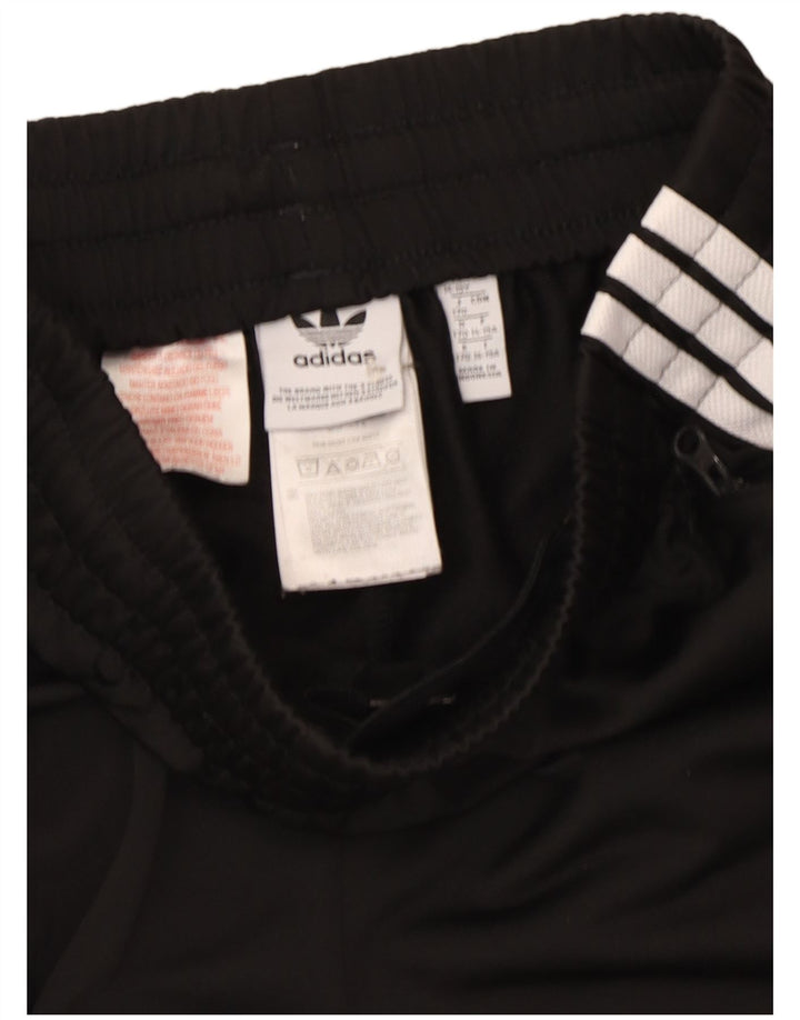 Pantaloni de trening cu grafic pentru băieți Adidas 14-15 ani poliester negru