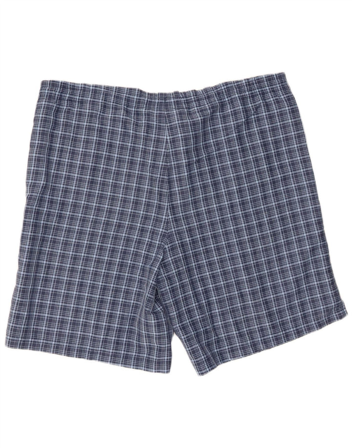 Pantaloni scurți de înot Umbro pentru bărbați XL, poliester cu carouri bleumarin