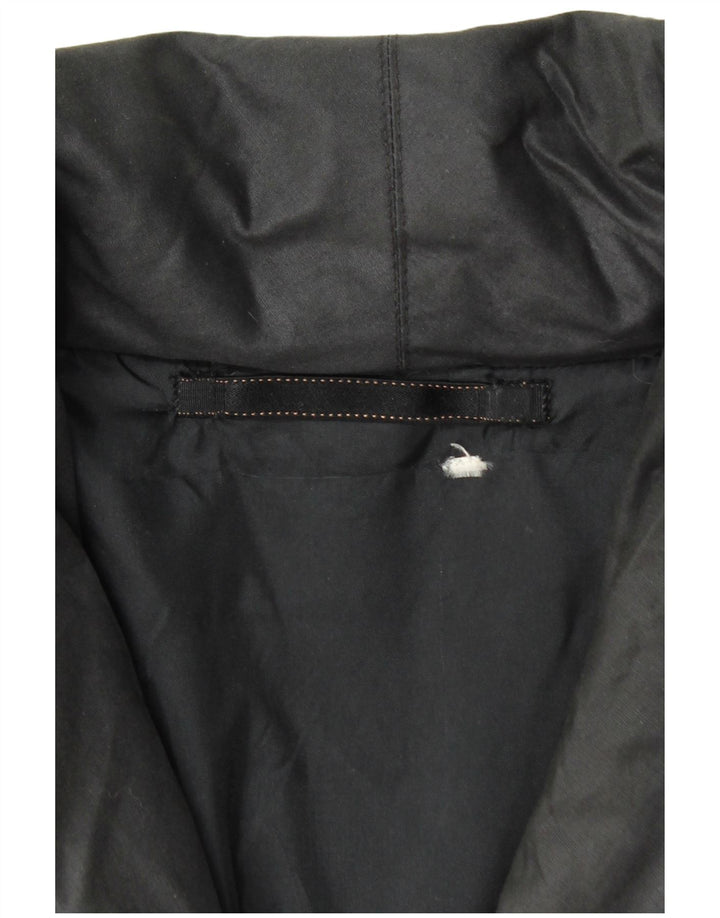 VINTAGE Jachetă de vânt pentru femei, cu ajustare largă, UK 20 2XL, negru, imprimeu cu animale