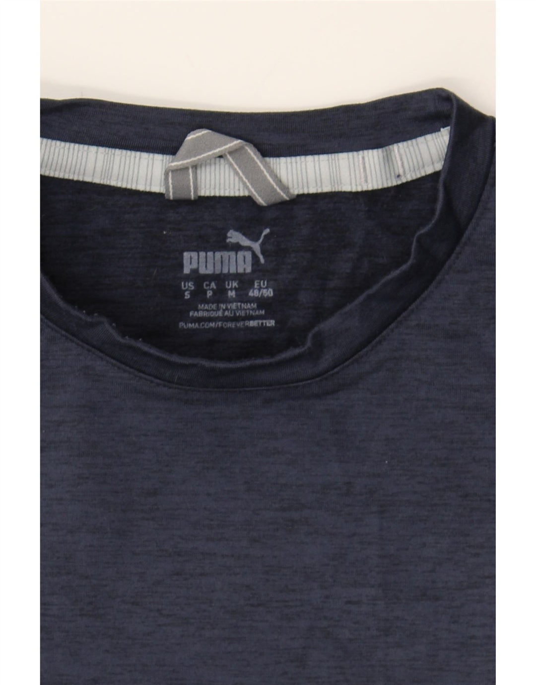 PUMA Womens Sweatshirt Jumper UK 14 Medium Navy Blue Vintage Puma and Second-Hand Puma from Messina Hembry 