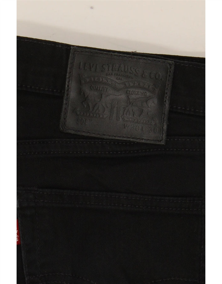 Levi's 508 Regular Tapered Jeans W30 L30 bumbac negru
