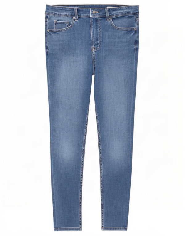 Blugi skinny The Ivy Crop pentru femei Marks & Spencer UK 12 Medium W30 L25 Albastru