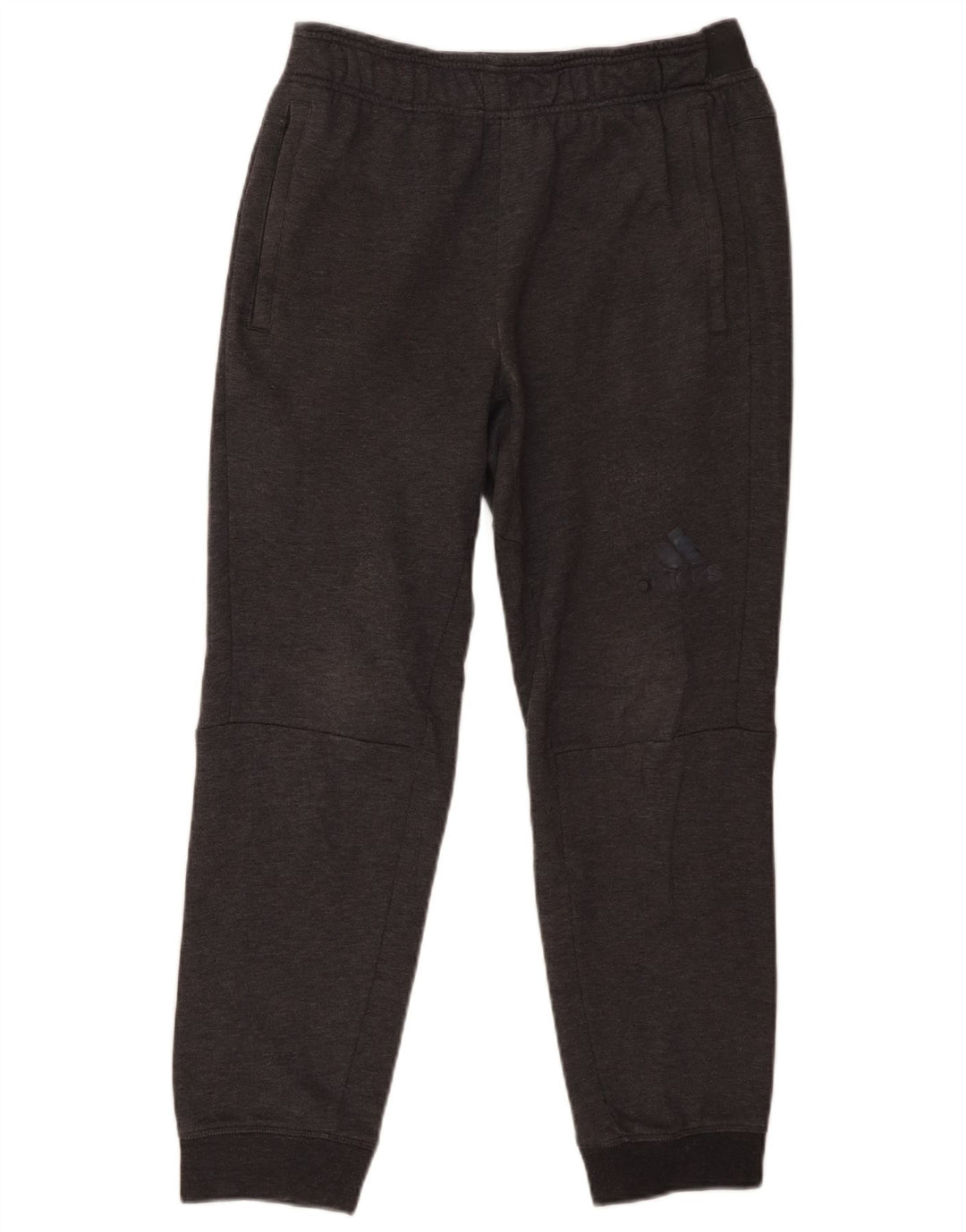 ADIDAS Mens Climalite Tracksuit Trousers Joggers Large  Grey Polyester
