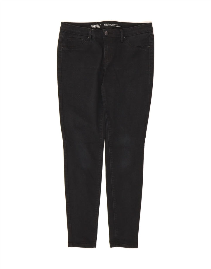 MOSSIMO Womens Mid Rise Jegging Jeans US 8 Medium W29 L29 Black Cotton Vintage Mossimo and Second-Hand Mossimo from Messina Hembry 