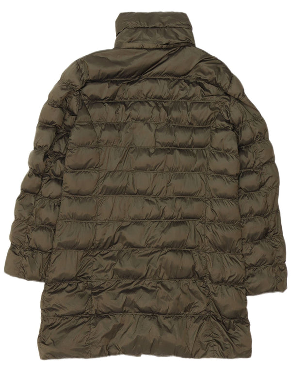 Palton căptușit pentru femei Massimo Dutti UK 18 XL Kaki Poliester