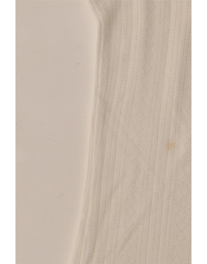 Tricou Marlboro Classics pentru femei Top UK 12 Medium Off White Bumbac