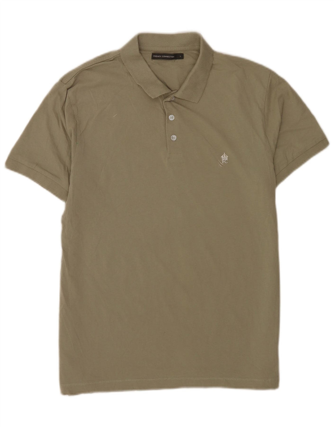 Tricou polo pentru bărbați French Connection, bumbac kaki mare