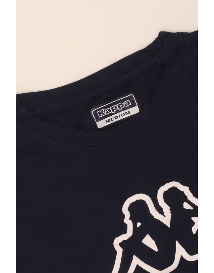 Kappa Tricou grafic pentru bărbați Top Mediu Bleumarin
