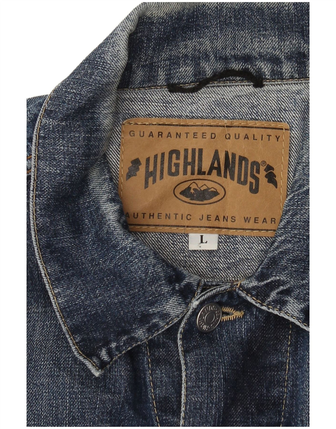 Jachetă de blugi pentru bărbați Highland UK 40 Large Blue