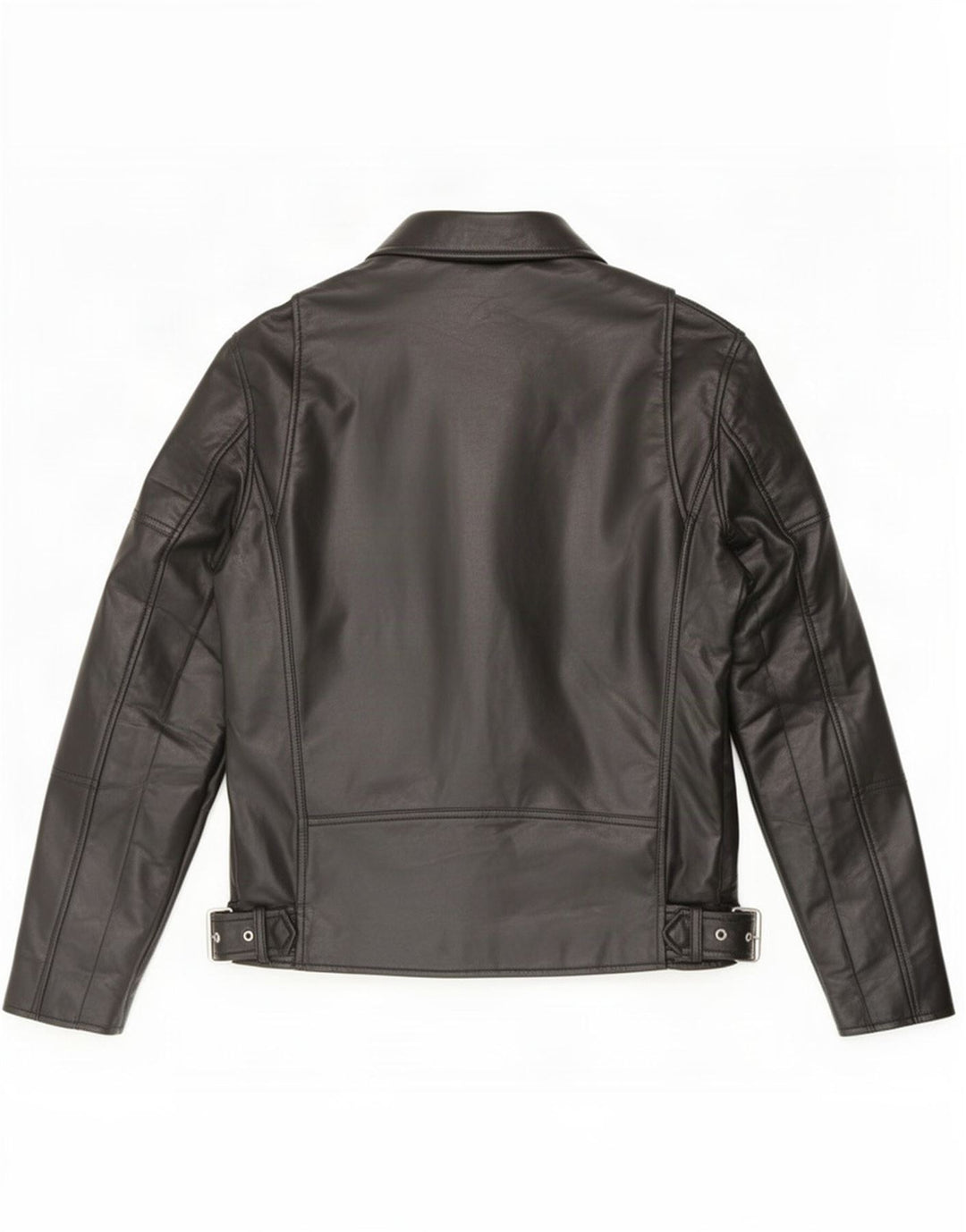 Jachetă motociclist din piele artificială pentru bărbați Zara UK 38 Medium Negru