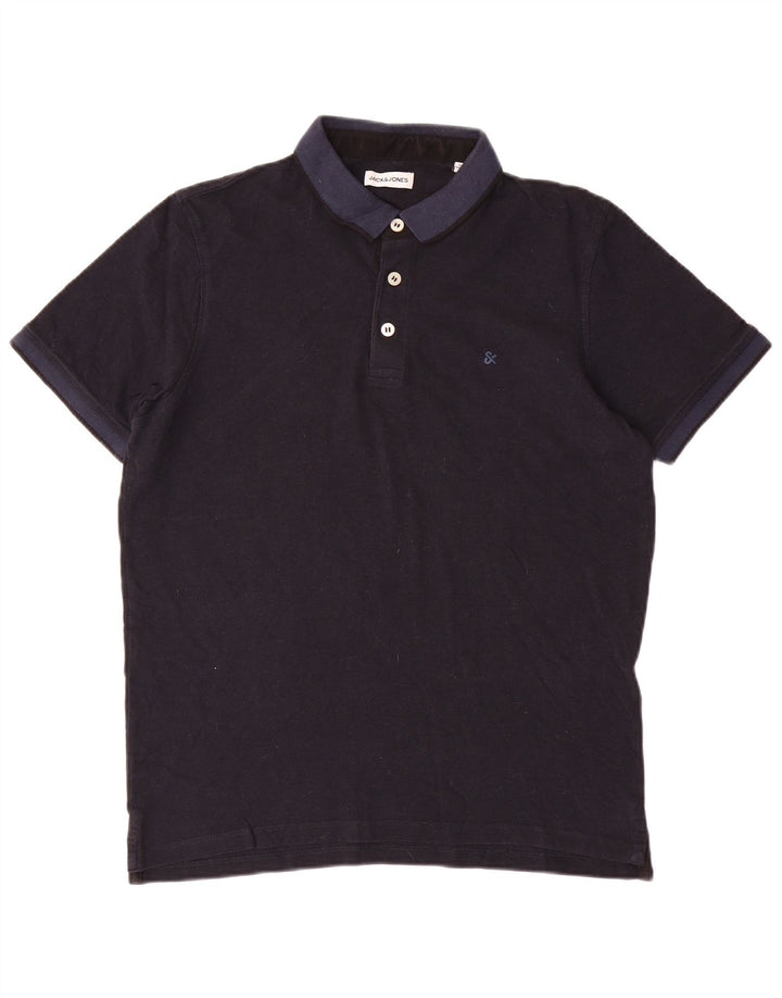 Tricou polo Jack & Jones pentru bărbați, mare, albastru bleumarin