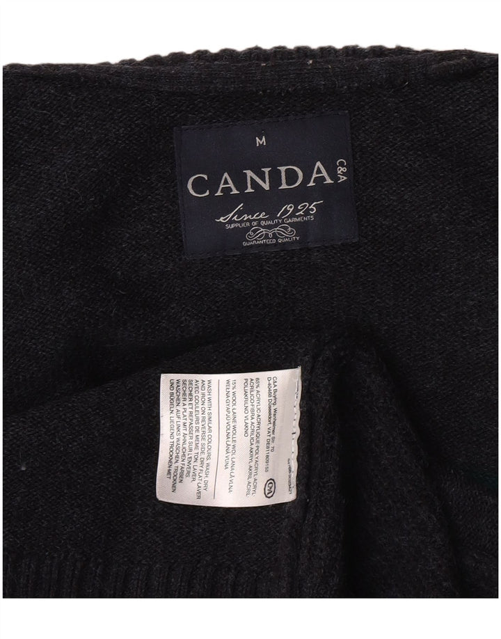 Pulover pentru bărbați Canda cu gât rulat, mediu bleumarin, acrilic Fair Isle
