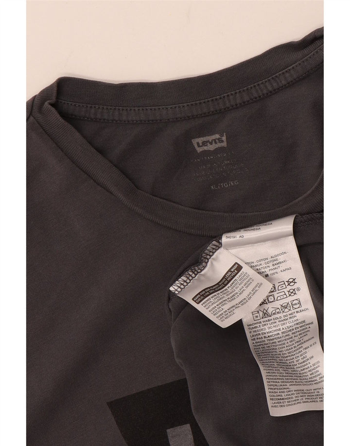 Tricou grafic pentru bărbați Levi's Top XL bumbac gri