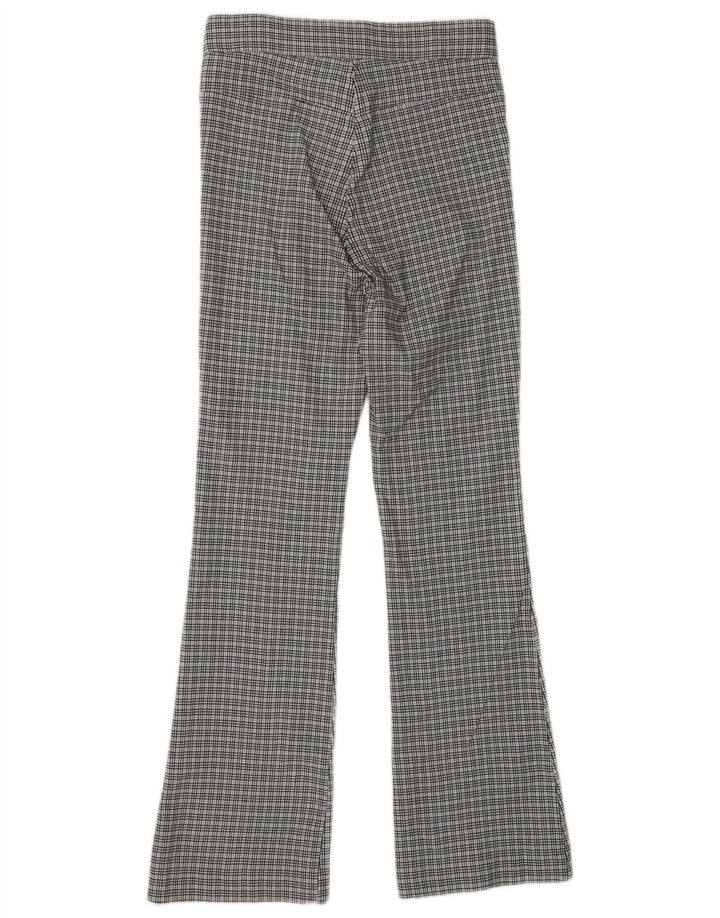 Pantaloni casual pentru femei Bootcut ZARA Mici W26 L26 Gri Chevron