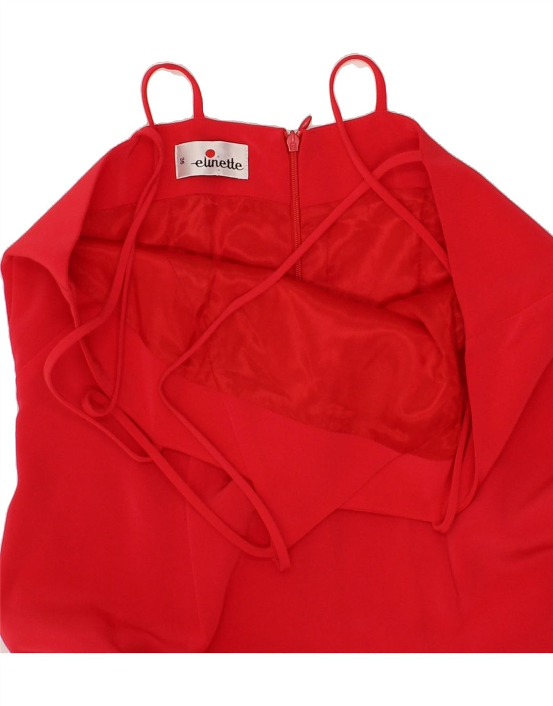 ELINETTE Womens Bodycon Dress EU 36 Small Red Vintage Elinette and Second-Hand Elinette from Messina Hembry 