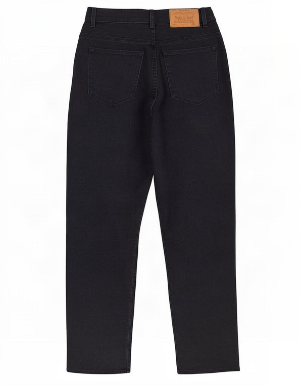 Calvin Klein Blugi conici cu talie înaltă pentru femei US 12 Large W28 L29 Black