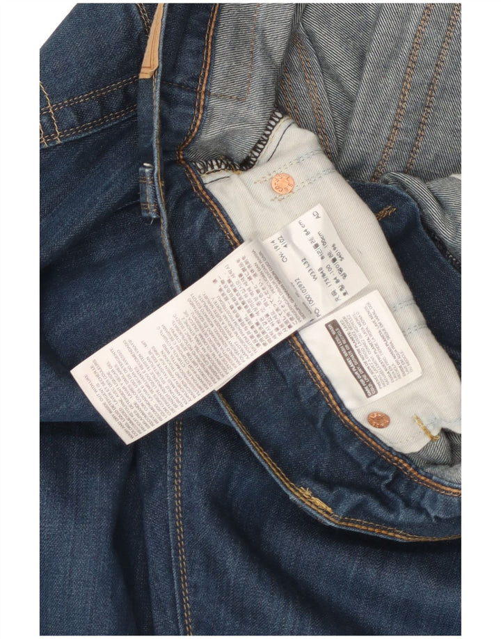 Blugi drepti pentru bărbați Levi's W33 L28 Bumbac albastru