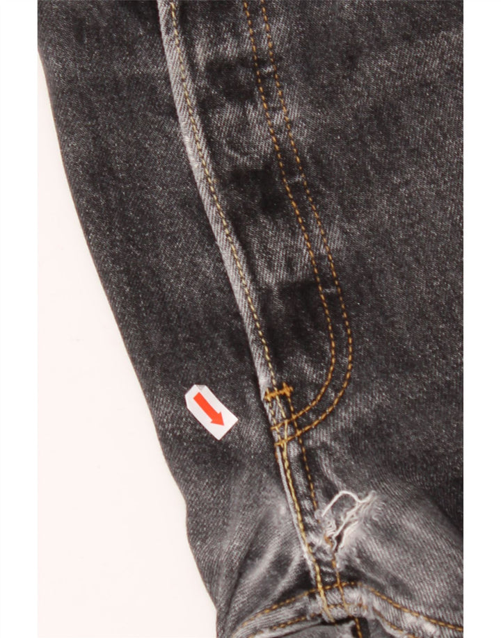 Blugi drepti pentru bărbați LEVI'S 501 W32 L32 bumbac negru