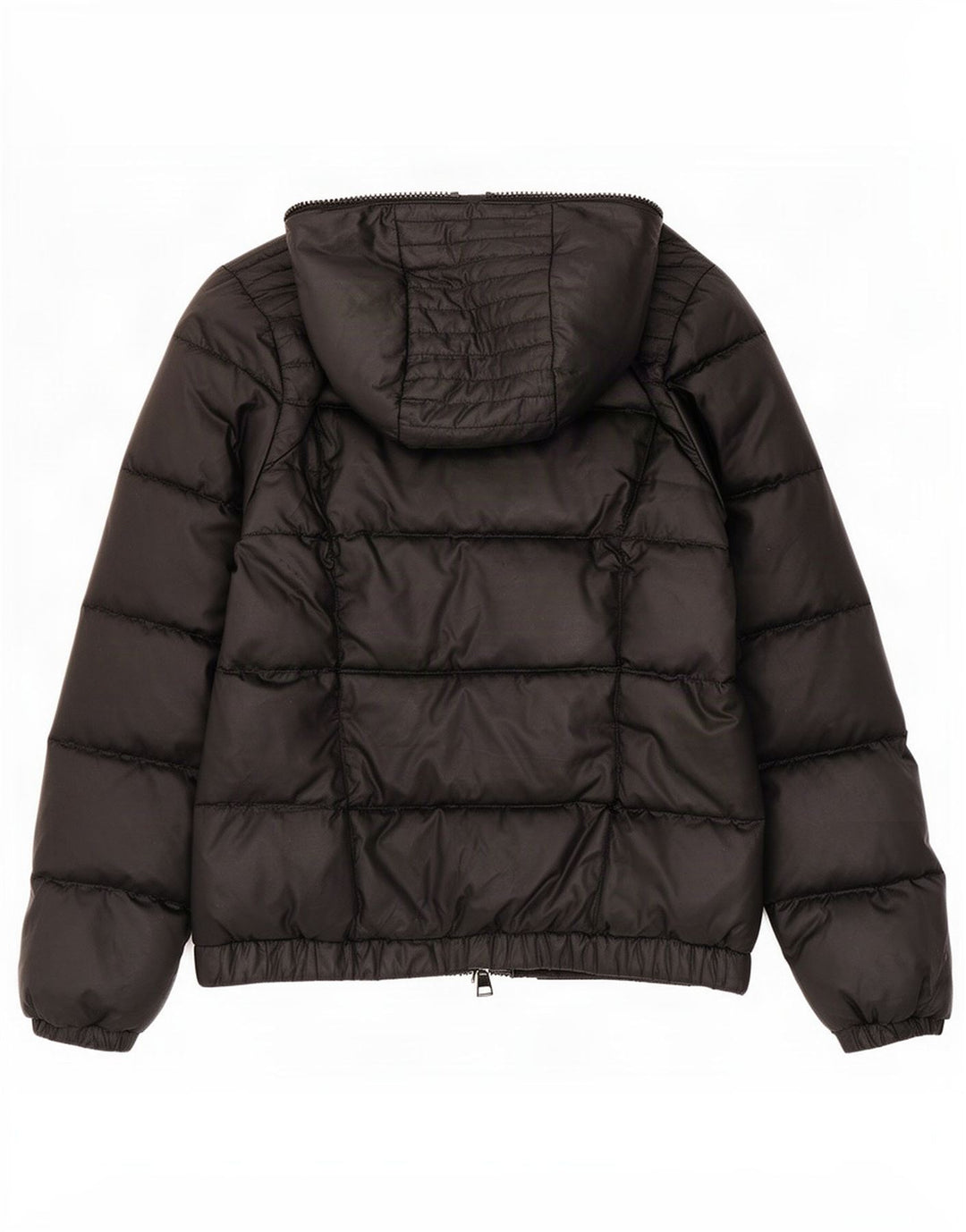 Jachetă căptușită cu glugă Adidas pentru femei UK 12/14 Poliester mediu negru