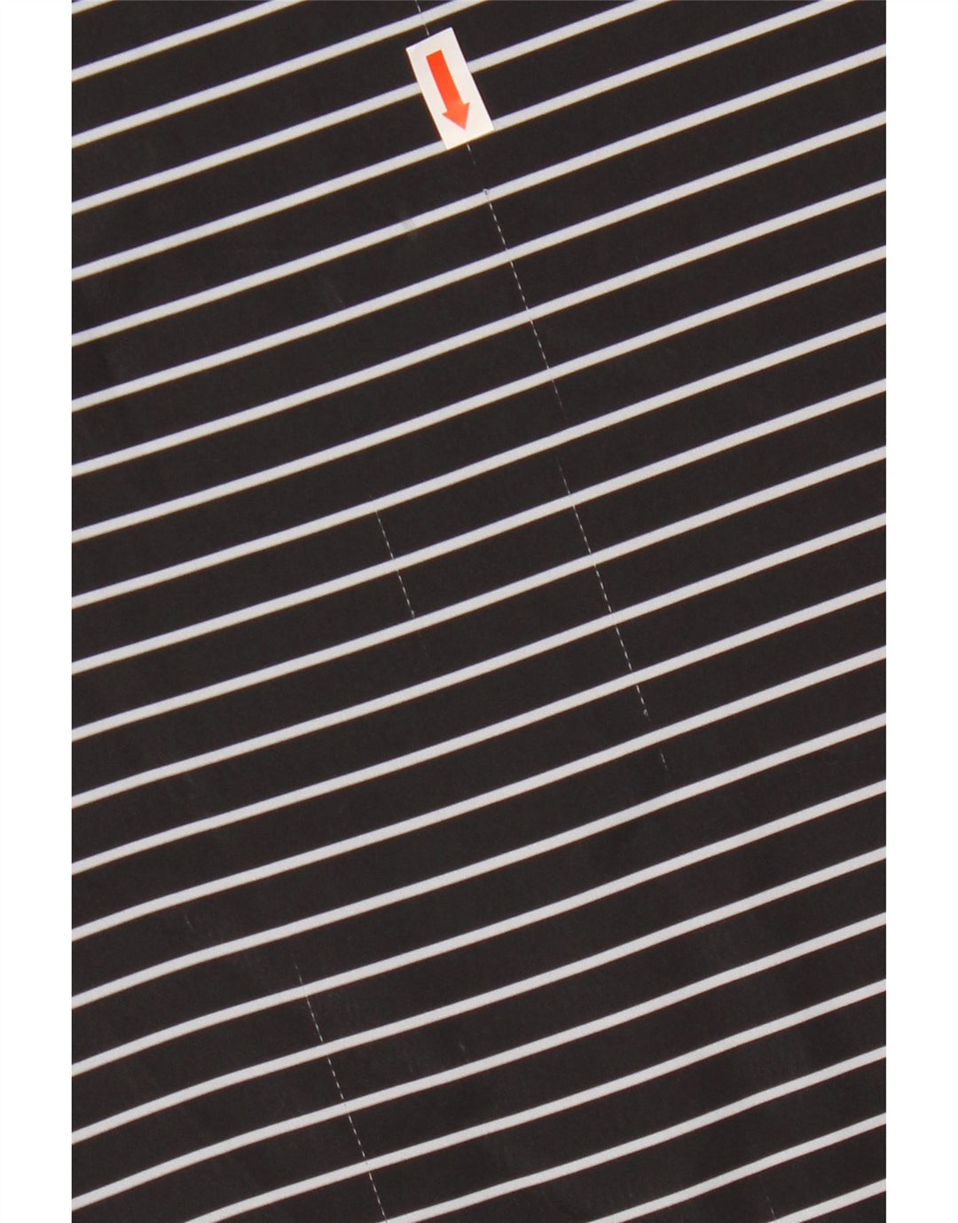 Tricou ADIDAS Crop Oversized pentru femei UK 8 Small Black Pinstripe