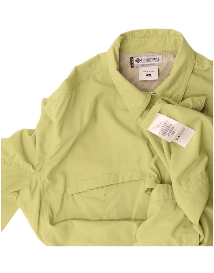 Cămașă Columbia pentru femei UK 16 Large Nylon verde