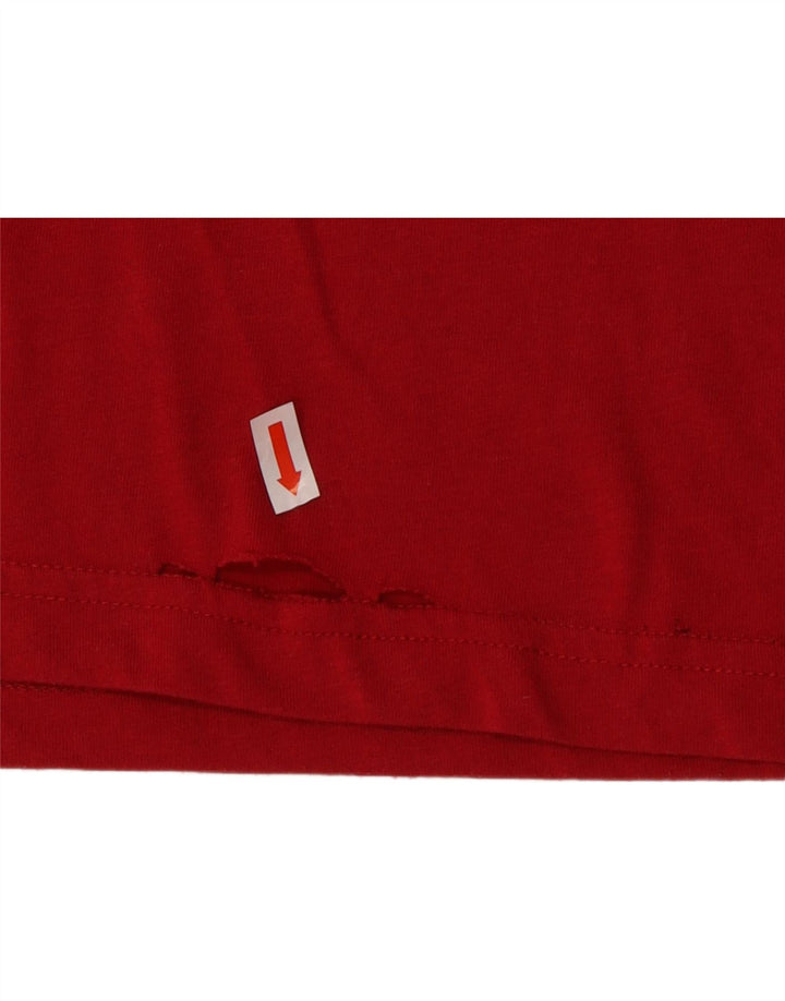 Tricou pentru bărbați Lyle & Scott Top Medium Red Poliester