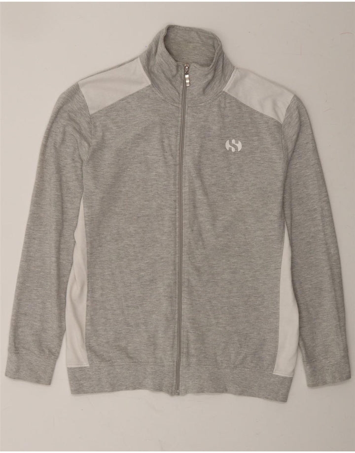 SUPERGA Mens Tracksuit Top Jacket Large Grey Colourblock Cotton Vintage Superga and Second-Hand Superga from Messina Hembry 
