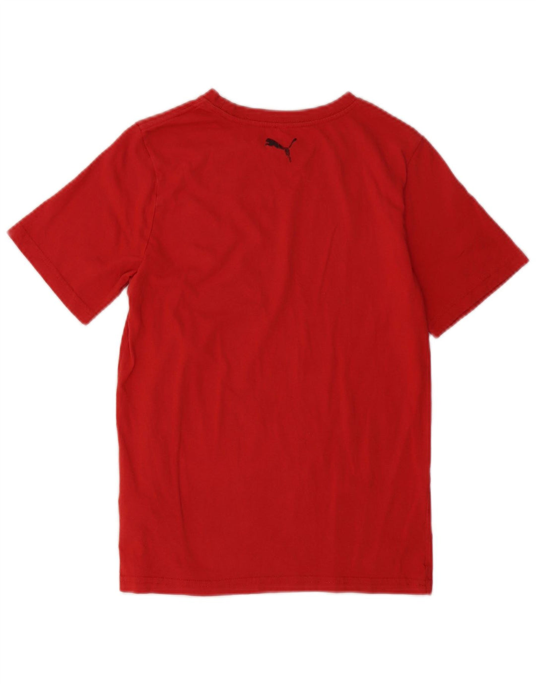Tricou grafic PUMA pentru băieți Top 10-11 ani bumbac roșu mediu