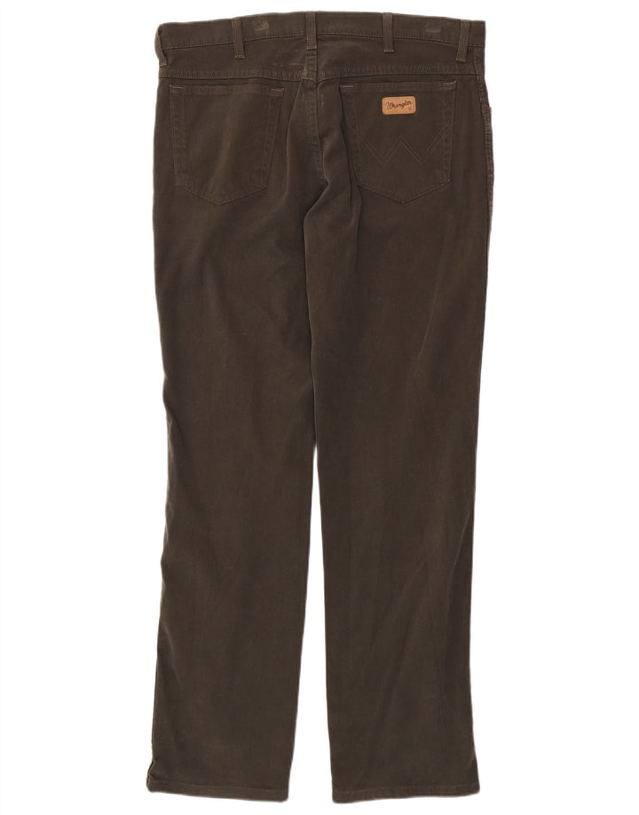 WRANGLER Pantaloni casual drepti pentru bărbați Texas Stretch W36 L34 bumbac maro