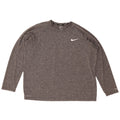 Nike pentru bărbați Dri Fit Top cu mânecă lungă XL, gri pete