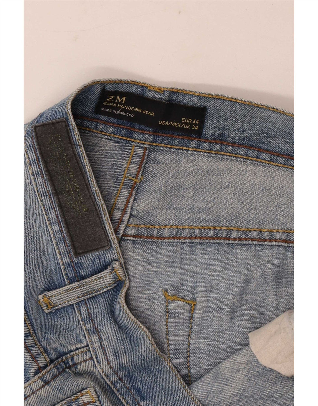 Blugi slim pentru bărbați Zara W34 L33 Albastru