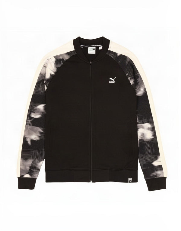 Jachetă de trening Puma Loose Fit pentru femei UK 14 Medium Black Colorblock