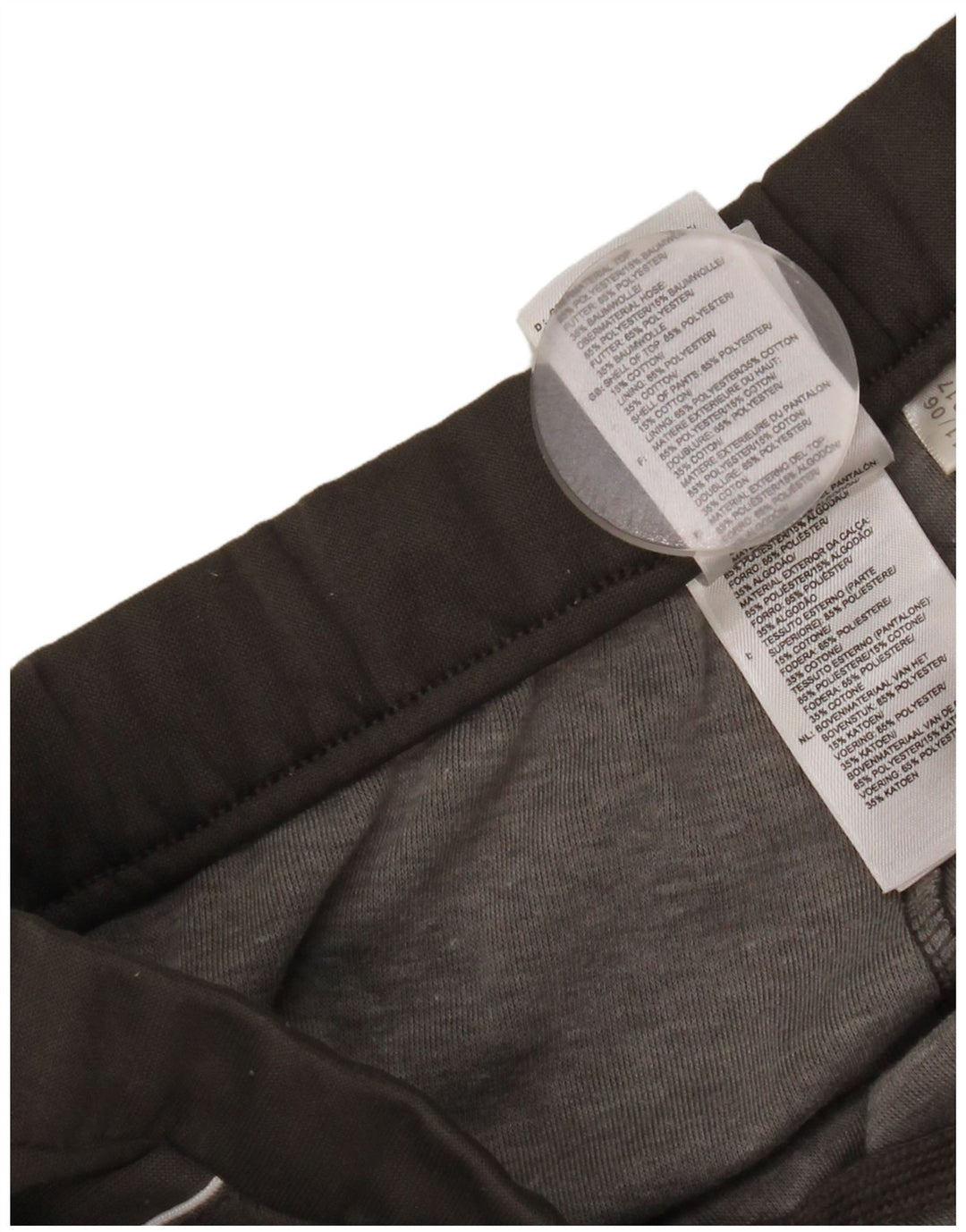 Pantaloni de trening Adidas pentru femei UK 16, mare, gri, poliester