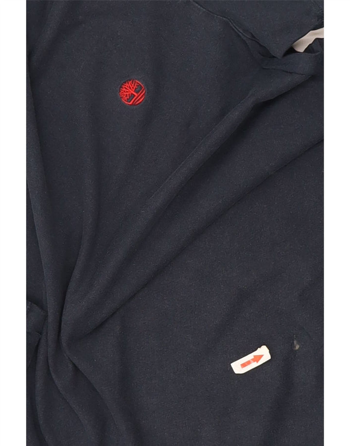 Tricou pentru bărbați Timberland Slim Fit Top mediu din bumbac bleumarin